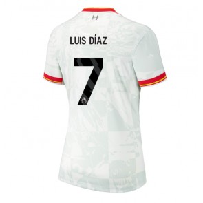 Liverpool Luis Diaz #7 Tredje trøje Dame 2024-25 Kort ærmer